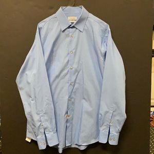 Calvin Klein blue men’s regular fit  dress shirt
